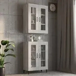 vidaXL H&auml;ngeschrank Betongrau 69,5x34x90 cm
