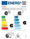LAUFENN Ganzjahresreifen 195/65 R16 TL 104/102T X FIT VAN 4S LV71 C 8PR SBL M+S 3PMSF