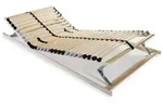 vidaXL Lattenrost mit 28 Latten 7 Zonen 80x200 cm
