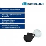 SCHWEIZER Taschenlupe ECONOMIC graphit 5 x / &Oslash; 30 mm, bikonvex