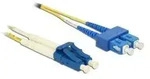Delock Kabel Lichtwellenleiter LC Duplex zu SC Singlemode OS2 5 m 5 m LWL