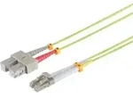 Duplex Patchkabel LC/SC 50/125&mu;, OM5, lindgr&uuml;n 30m