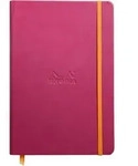 Notizbuch Rhodiarama A5 14,8x21cm 96 Blatt 90g liniert himbeer