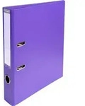 Exacompta 10x Ordner Prem'Touch PVC, R&uuml;cken 50mm, 32x29cm A4 Maxi, Lila, 53557E