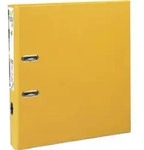 Exacompta 10x Ordner Prem'Touch au&szlig;en PP R&uuml;cken 50mm 32x30cm A4 Maxi Gelb 53149E