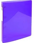 Exacompta 10x mittelfestes Ringbuch 4 Ringe PP 700&mu; PP- A4 Maxi Violett 51776E