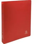 Exacompta 15x Ringbuch PP 700&mu; 2Ring 30mm R&uuml;cken 40mm A4 &Uuml;berbreite Rot...