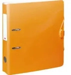 Brunnen WAVE, A4, Q-Ring, Polypropylen (PP), Orange, Strukturierte Oberfl&auml;che, 7 cm