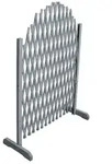 vidaXL Rankgitter Massivholz Tanne 1,8x1 m Grau