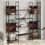 vidaXL B&uuml;cherregal R&auml;uchereiche 155,5x24x166,5 cm Holzwerkstoff
