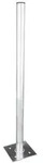 SkyRevolt Standfuss m Mast 50mm Aluminium Antennenmast Flach-Dach Rohr-St&auml;nder