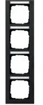 Gira Abdeckrahmen 4f. sw 111409