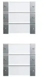 Gira Wippenset 6-fach alu 213626