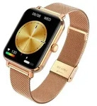 "Smartwatch GRC Classic Anruf & SMS Touch Display AMOLED 1,78" Edelstahl Gold"