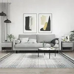 vidaXL Couchtische 2 Stk. Grau Sonoma 50x46x50 cm Holzwerkstoff