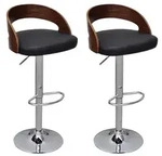 vidaXL Barhocker 2 Stk. Bugholz