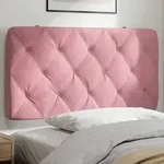 vidaXL Kopfteil-Kissen Rosa 100 cm Samt