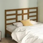 vidaXL Bett-Kopfteil Honigbraun 166x4x104 cm Massivholz Kiefer