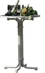 Stehtisch Multiflex rund 70cm wei&szlig;