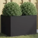 vidaXL Pflanzk&uuml;bel Schwarz 62x47x46 cm Stahl