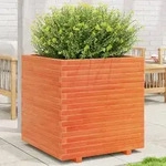 vidaXL Pflanzk&uuml;bel Wachsbraun 70x70x72,5 cm Massivholz Kiefer