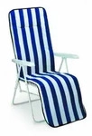 Relaxliege Chiemsee 34306802 wei&szlig;//blau