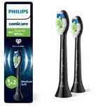 HX6062/88 Sonicare Optimal White Replacement brush heads, 2 pcs, Black Home & Living