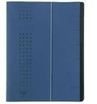 Elba Ordnungsmappe chic, Blau, Karton, A4, 450 g/m2, 250 mm, 12 mm