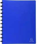 Exacompta 4x Sichtmappe aus PP 800&mu;, 30 herausnehmbare H&uuml;llen, A4, Blau,...