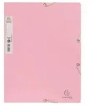 Exacompta 55234E 25x Sammelmappe 3Kl A4 AutentiK rosa