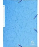 Exacompta 25x Sammelmappe + Gummizug 3 Klappen Karton 425g A4 MAXI T&uuml;rkis 17112H