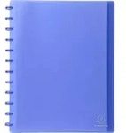 Exacompta 4x Sichtmappe aus PP 800&mu;, 30 herausnehmbare H&uuml;llen, A4, Blau,...