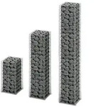 vidaXL Gabionen-Set 3-tlg. Verzinkter Draht
