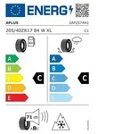 APLUS Ganzjahresreifen 205/40 ZR17 TL 84W AS909 XL BSW M+S 3PMSF