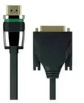 PureLink ULS1300-010, 1 m, HDMI, DVI-D, M&auml;nnlich, M&auml;nnlich, Gold