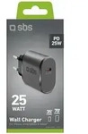 SBS TETR1CPD25, Indoor, AC, Schwarz