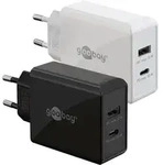 Goobay 61674 USB-CTM PD Dual-Schnellladeger&auml;t (30 W) wei&szlig;, Wei&szlig; - 1x