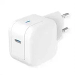 ROLINE USB Charger mit Euro-Stecker, 1 Port Typ-C, GaN, 20W Spannungswandler USB