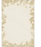 Weihnachtspapier A4 90g 100 Blatt Golden Christmas