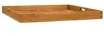 vidaXL Serviertablett 70x70 cm Massivholz Teak