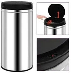 vidaXL Automatischer Sensor-M&uuml;lleimer 70 L Edelstahl