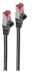 Patchkabel cat6A S/FTP PIMF Halogenfrei schwarz, 50m