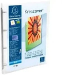Exacompta 12x Ringhefter PP 500 4Ring 15mm R&uuml;cken 20mm A4 Transparent 51968E