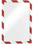 Durable 4944132 DURAFRAME SECURITY A4 - 4944 Magnetrahmen DIN A4 Rot, Wei&szlig; (B x H)