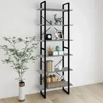 vidaXL Hochschrank Grau Sonoma 80x30x210 cm Holzwerkstoff