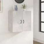 vidaXL Wandschrank Betongrau 60x31x60 cm Holzwerkstoff