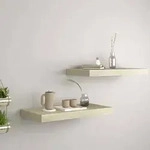 vidaXL Schwebende Wandregale 2 Stk. Eichefarben 50x23x3,8cm MDF