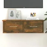 vidaXL Wandschrank R&auml;uchereiche 60x26x18,5 cm Holzwerkstoff