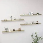 vidaXL Wandregale 4 Stk. Sonoma-Eiche 115x9x3 cm