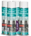 HOTREGA Edelstahl Pflegespray Brillant Sets - Menge:4
